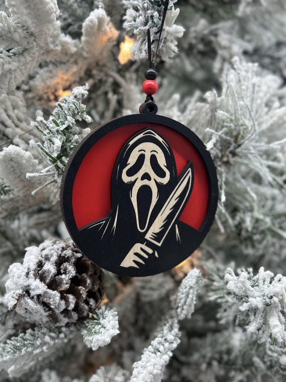 Horror Movie Christmas Ornaments - Spooky Holiday Tree Decorations