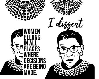 Download Ruth Bader Ginsburg Svg Etsy