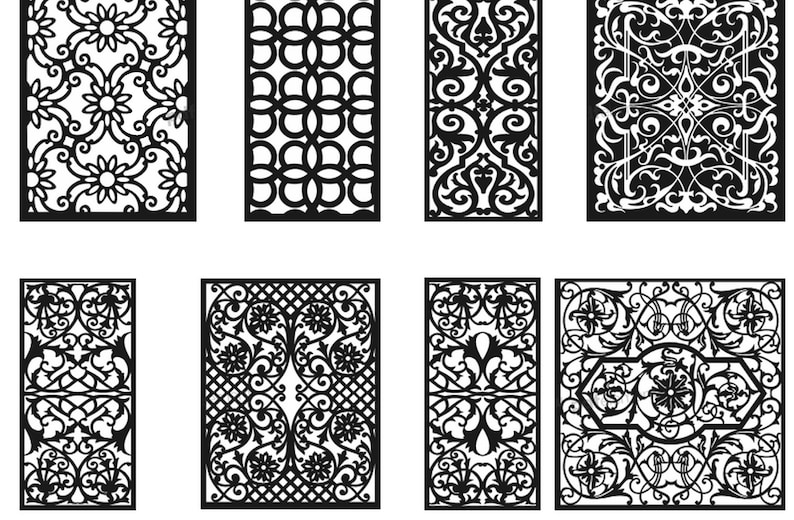 900x Panel Wall Vector Dxf Designs Digital Project Laser - Etsy