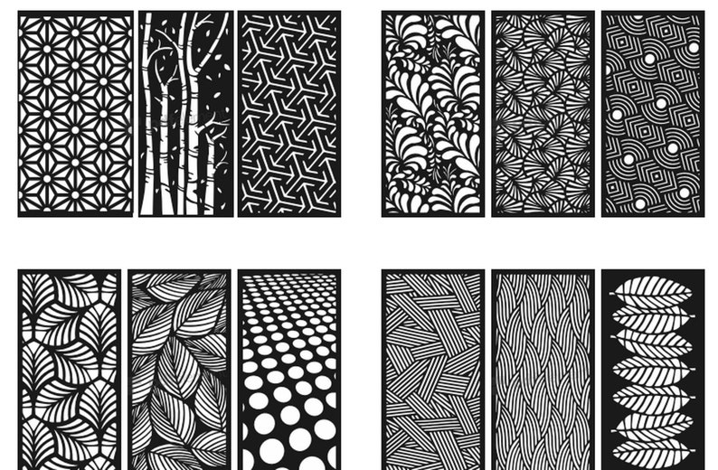 900x Panel Wall Vector Dxf Designs Digital Project Laser - Etsy