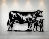 Cow frame panel vector Laser cut files SVG DXF, home wall art decor, Cdr vector, art decor, Cricut, Wall art panel
