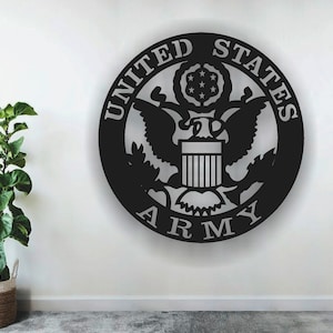 US ARMY Ready to Cut panel vector Laser cut files SVG dxf, home wall art decor, cdr vector, art decor, Cricut, Wall art panel