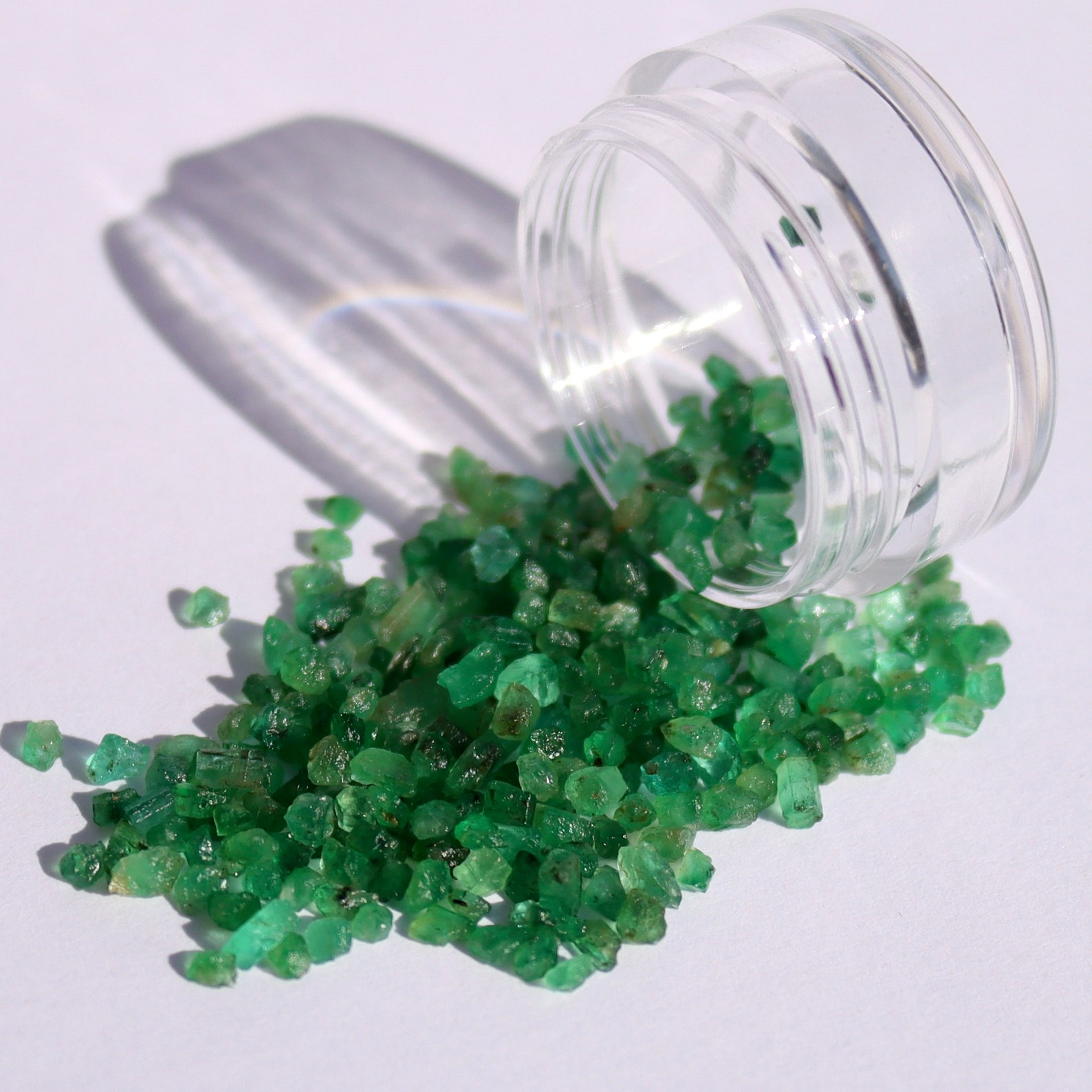 Crushed Emerald Emeraldgemstone Exotic Inlay Material Ring Etsy