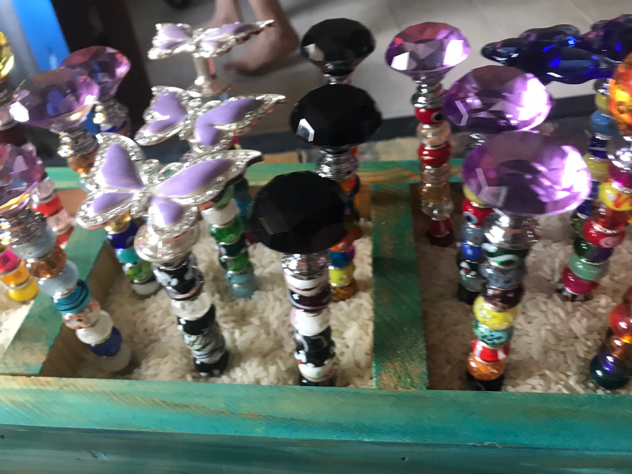 Flower pot accessories fairy garden plant jewelry yard art Etsy