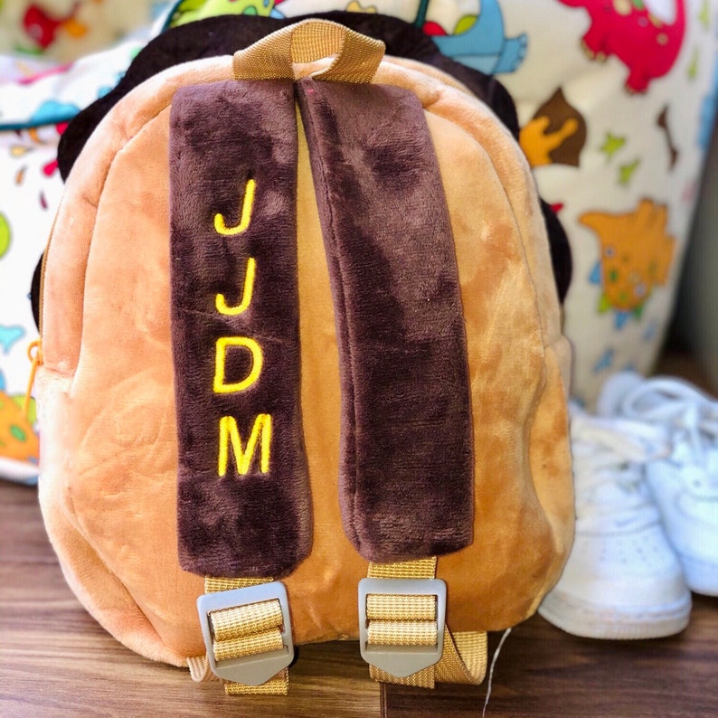 Personalised Lion Bag, Personalized Kids Toddler Backpack, Animal