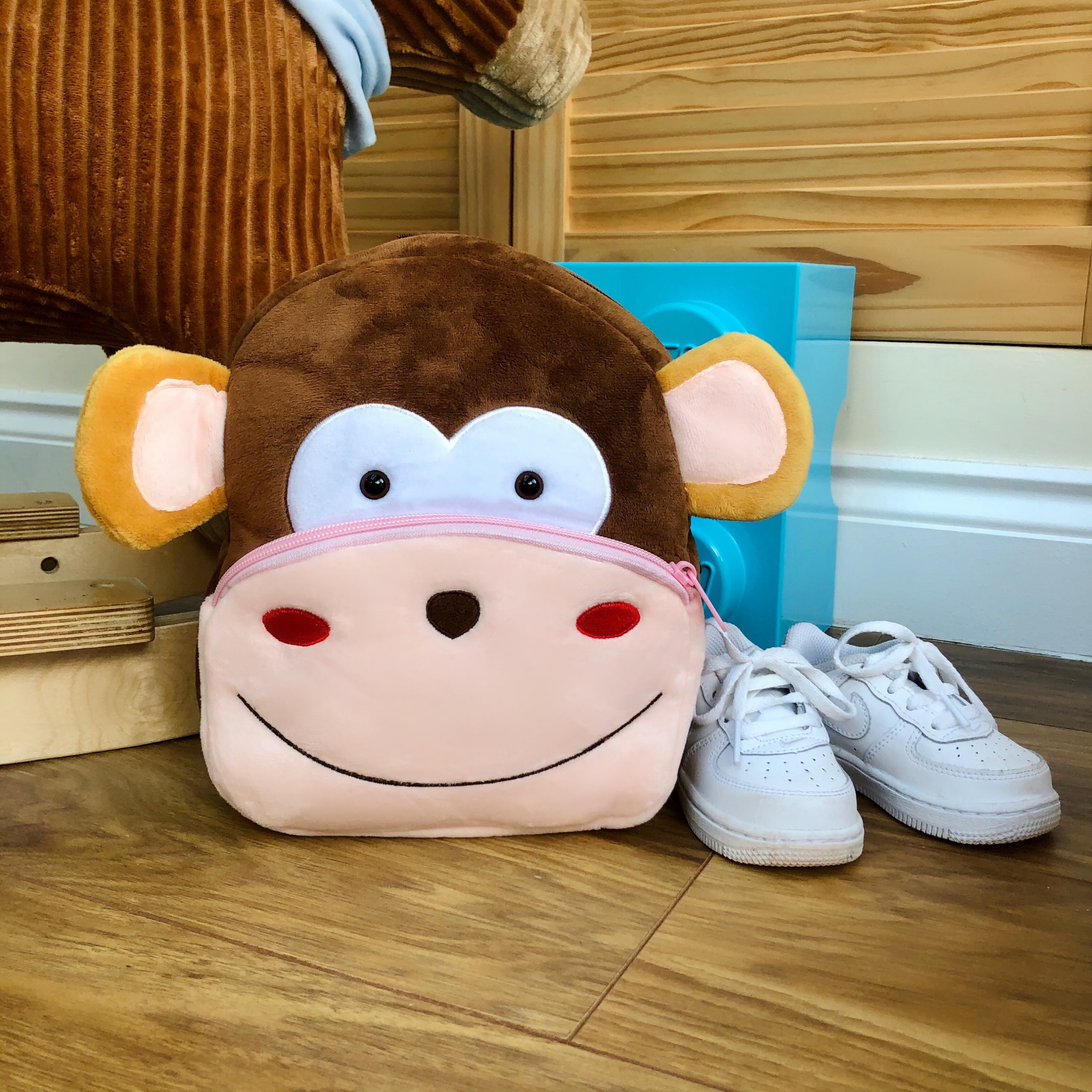 Monkey backpack top for toddlers