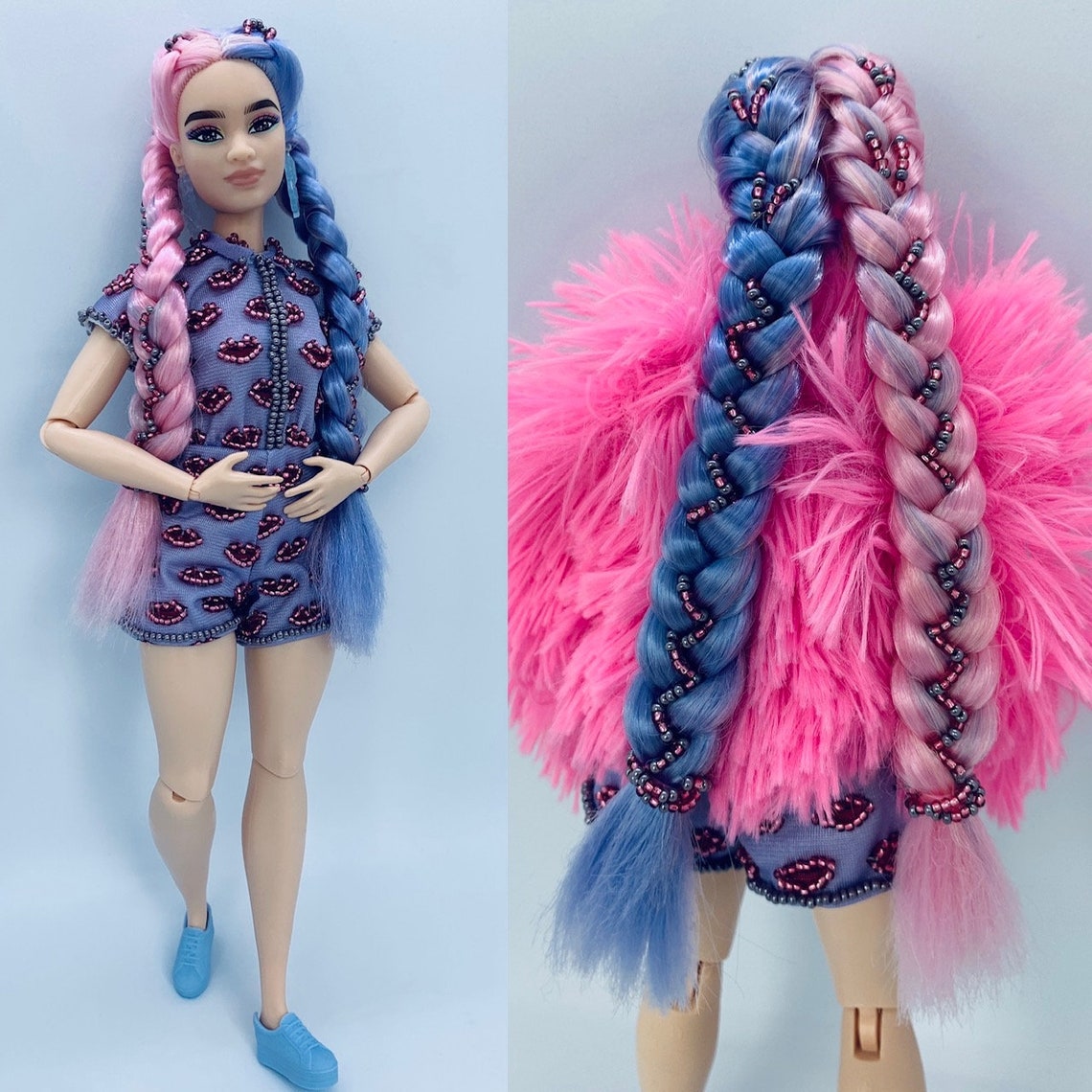 Barbie EXTRA 2 Original Doll Restyled Version | Etsy