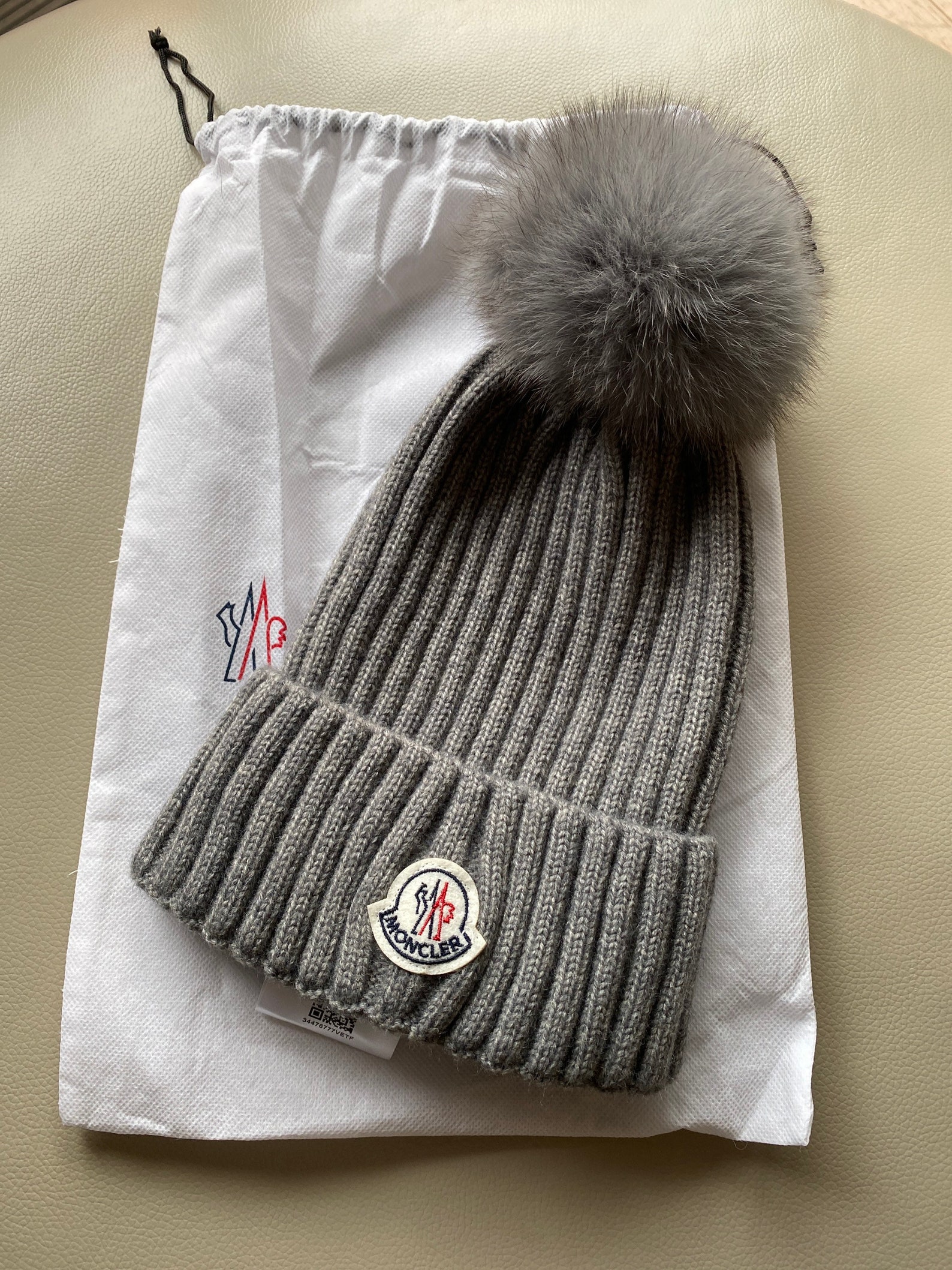 Homemade Moncler style hat pom pom Etsy