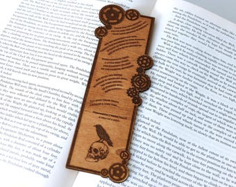 The Shepard's Boy 'How many seconds in eternity?' - 12th Doctor Themed Wooden Bookmark