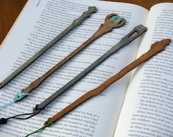 Wizard Staff Bookmarks - Wooden Laser Engraved Fantasy Gift