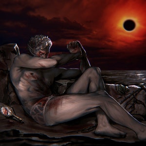 Angelo caduto Astarion (BG3) - Stampa artistica