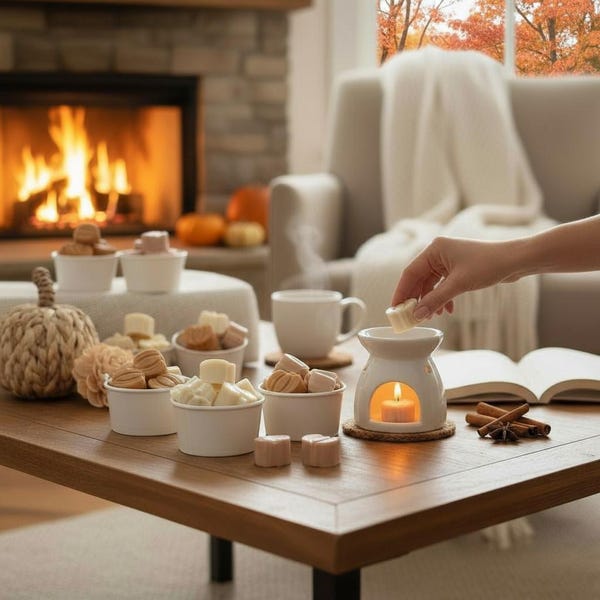 Pumpkin Wax Melts, Strong Scented Wax Melts, Cozy Fall Scents, Choose from Three Spiced Pumpkin Scents, Holiday Hostess Decor, Gifts for Her