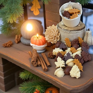 Strong Scented Fall Wax Melts, Fall Home Fragrance, Soy Beeswax Wax Melts, Fall Holiday Butterscotch Vanilla Scent, Holiday Gift for Her!