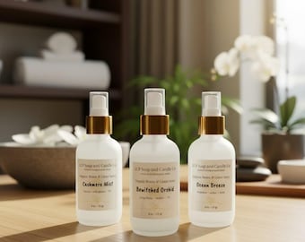 Room Spray & Fabric Mist, Essential Oil Infused Home Fragrance, Air Freshener, Fresh Pillow Spray, Choose Your Favorite Scent, Gifts for Her