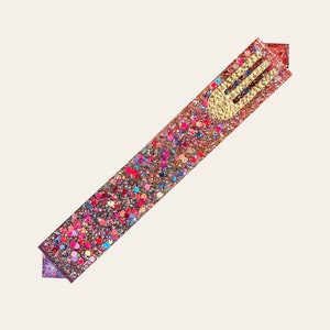 Colorful Mezuzah Case- Sparkle Mezuzah- Kids Mezuzah- Jewish Housewarming- Mezuzah- Handmade Judaica  Mezuzah- Jewish Mesusa- Kids Mezuzah