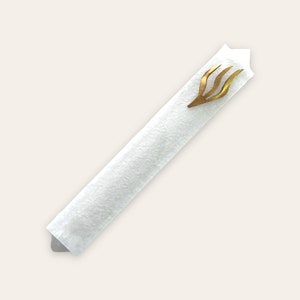 Modern Mezuzah- Mezuzah Case- White Mezuzah- Solid Mezuzah- Classic Mezuzah- Israeli Mezuzah- Handmade Mezuzah-  Judaica- Scroll optional