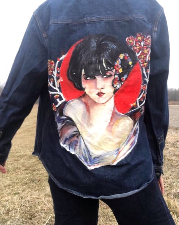 Vintage Levi Hand Painted Wearable Art Ethical Clothing - Etsy