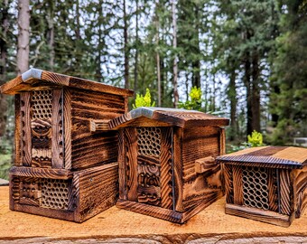 Maison d'abeilles maçonnes, Maison d'abeilles maçonnes +