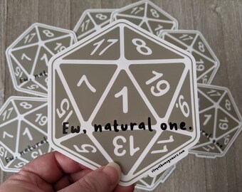 Ew Natural One D20 Sticker