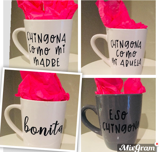 Ceramic customized Spanish mugs Etsy