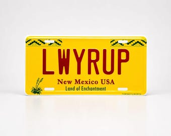 Gute Laune | Rufen Sie besser Saul Goodman | LWYRUP | Gestempeltes Prop-Nummernschild