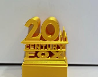 20th Century Fox 3D printed Logo Sign Wall Desk Shelf Art
