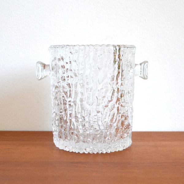 Sektkühler Glas 60er 70er Flaschenkühler Eiskübel Eiseimer mid century vintage