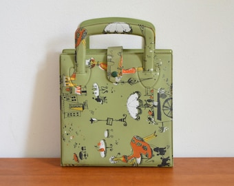 Single vinyl records, 50s 60s record album, vinyl album storage, single album, rockabilly, fifties, sixties, green handles