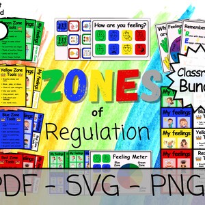 Zones of Regulation Classroom Large Bundle. Calming Toolkit and Posters ...