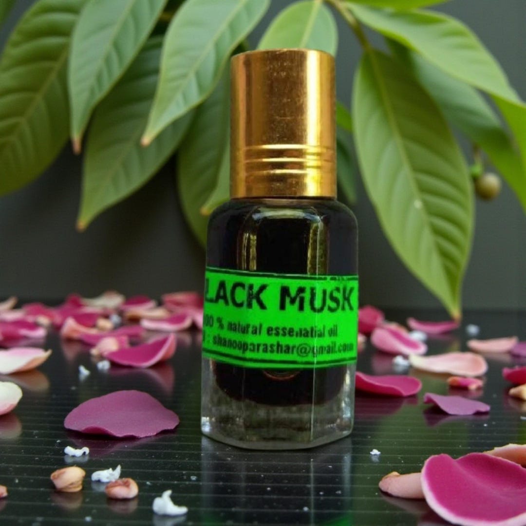 100% Natural Black Musk Perfume Oil From Rajasthan - Etsy