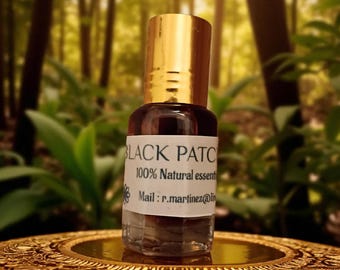 Huile de parfum de patchouli noir 100% naturelle du Rajasthan