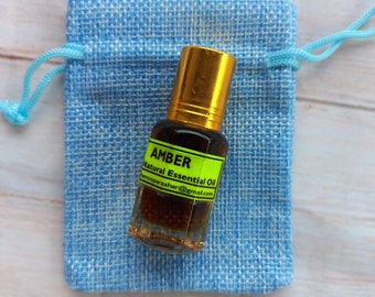 Huile de parfum d'ambre 100% naturelle du Rajasthan