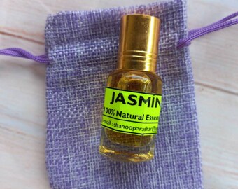 Huile De Parfum 100% Naturelle White Patchouli - 6ml, Parfum Solide Du Rajasthan