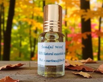 Huile de parfum de bois de santal 100% naturelle du Rajasthan