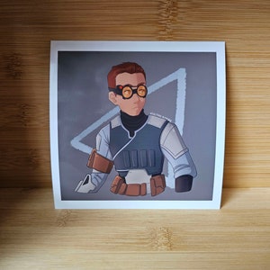 The Bad Batch Tech Print 5x5