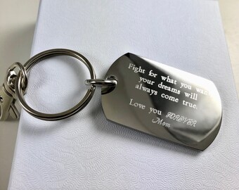 Personalized Keychain for Men - Etsy 