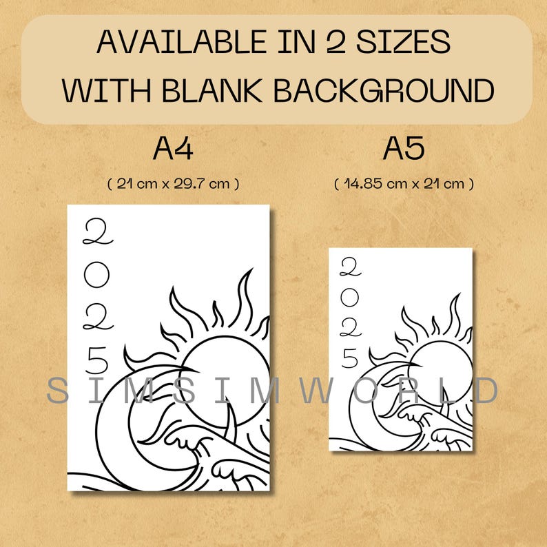 Printable Yearly Tracker Bundle: A4 & A5 Journal Pages (digital ...