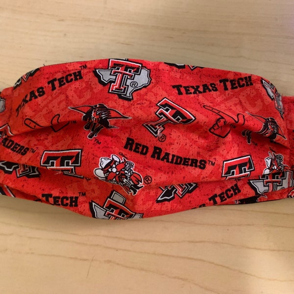 Texas Tech Face Mask Etsy