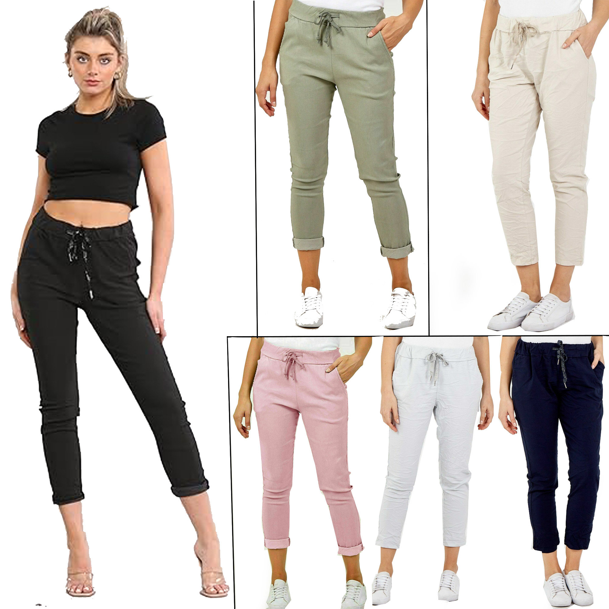 Pantaloni In Gabardine Stretch - Foto 6