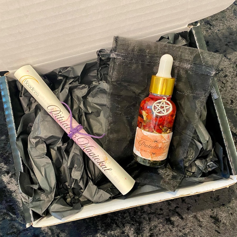 Protection Spell Oil, Cleansing Energy, Evil Eye Protection, Ritual Oil, Altar Anointing Potion, Witch Gift, Protection Gift, Wiccan Gift imagem 6