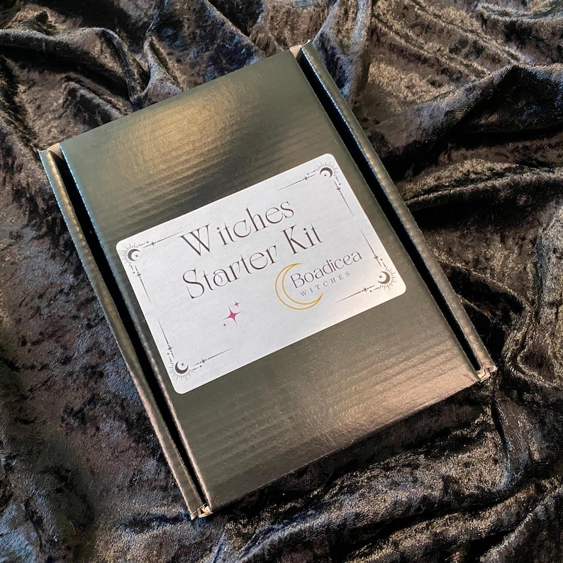 Manifesting Kit: Easy DIY Witch Starter Kit for Beginners, Abundance, Prosperity, Law of Attraction Baby Witch, Witchcraft Gift, Wiccan Gift image 3