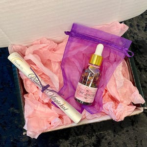 Self Care Oil, Rose & Honey Infusion, Anointing Ritual, Witch Gift image 5