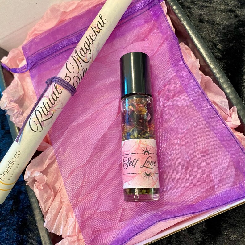 Self Care Oil, Rose & Honey Infusion, Anointing Ritual, Witch Gift 12ml Roll On Bottle