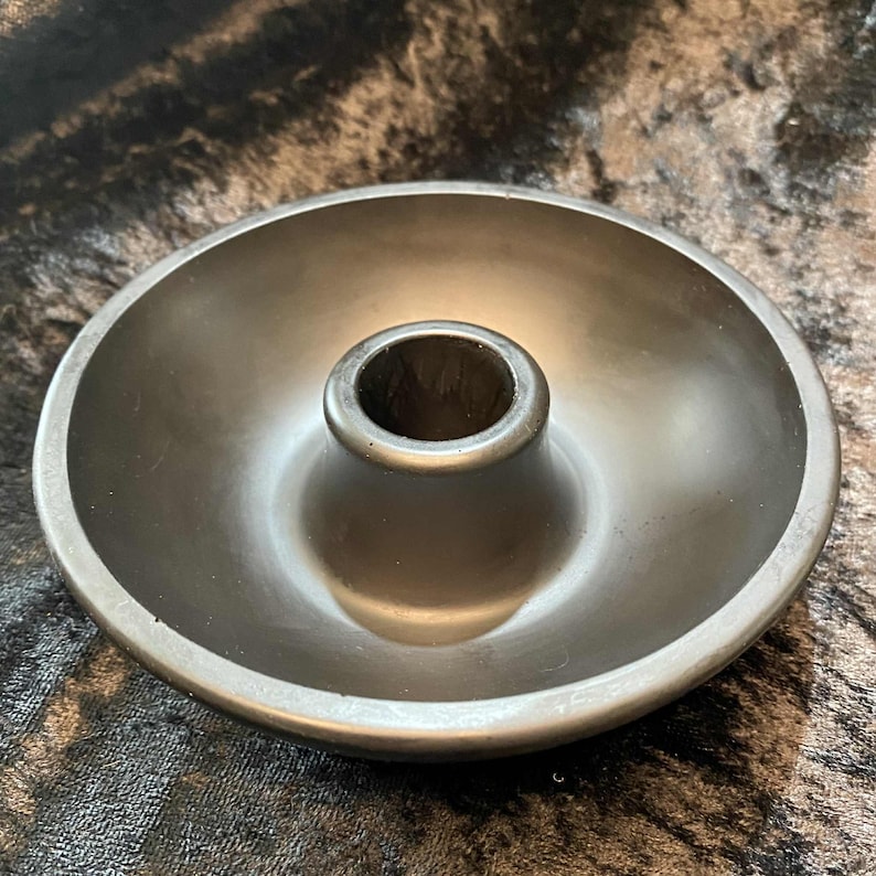 Witch Altar Bowl Candle Holder: Spells, Rituals, Offerings, Witchy Décor, Witchcraft Black Bowl