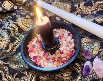 Witch Altar Bowl Candle Holder: Spells, Rituals, Offerings, Witchy Décor, Witchcraft