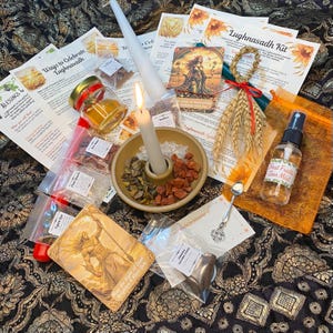Lughnasadh Altar Kit, Lammas Magic, Witch Sabbat Rituals, Witchy Decor, Wiccan Gift