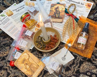 Lughnasadh Altar Kit, Lammas Magic, Witch Sabbat Rituals, Witchy Decor, Wiccan Gift