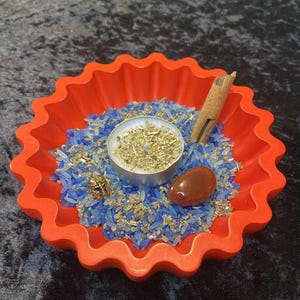 Athena Offering Altar Bowl Bundle, Goddess Athena Ritual Kit, Witchcraft Altar Bowl, Witch Decor, Wicca, Hellenism, Pagan, Greek Mythology