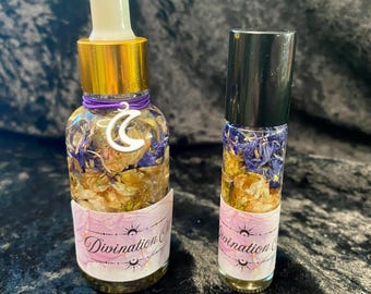 Psychic Oil for Divination & Rituals, Third Eye Opener, Lucid Dream Spell Oil, Spiritual Gift,  Witch Gift Fragrance, Wicca, Pagan