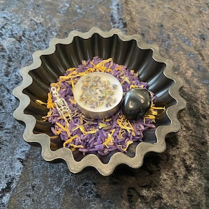 Persephone Offering Altar Bowl Bundle, Queen of the Underworld Ritual Kit, Persephone Decor, Witchcraft, Wicca, Hellenism, Greek Mythology